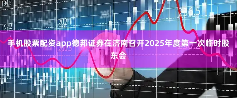 手机股票配资app德邦证券在济南召开2025年度第一次临时股东会